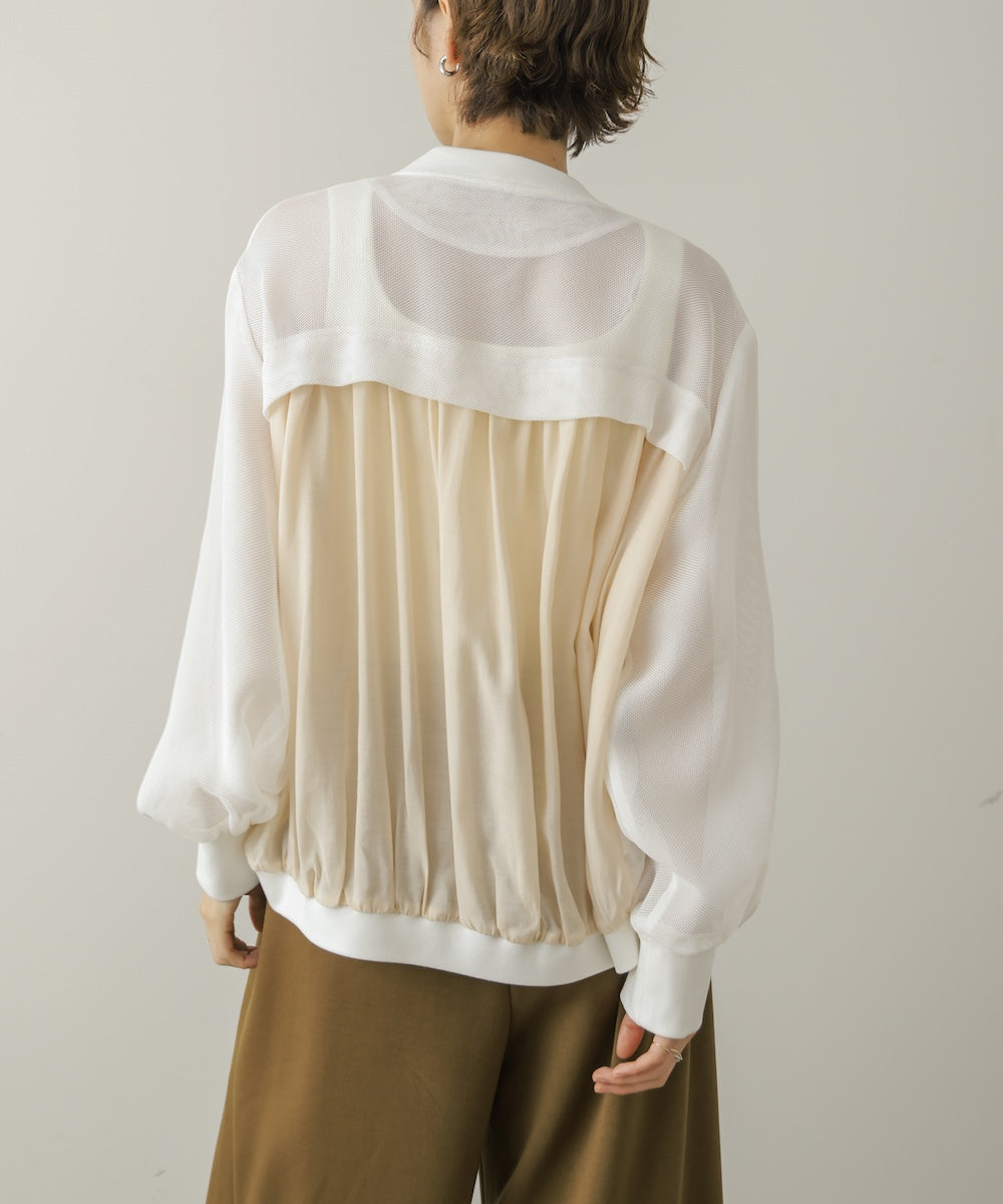 メッシュブルゾン