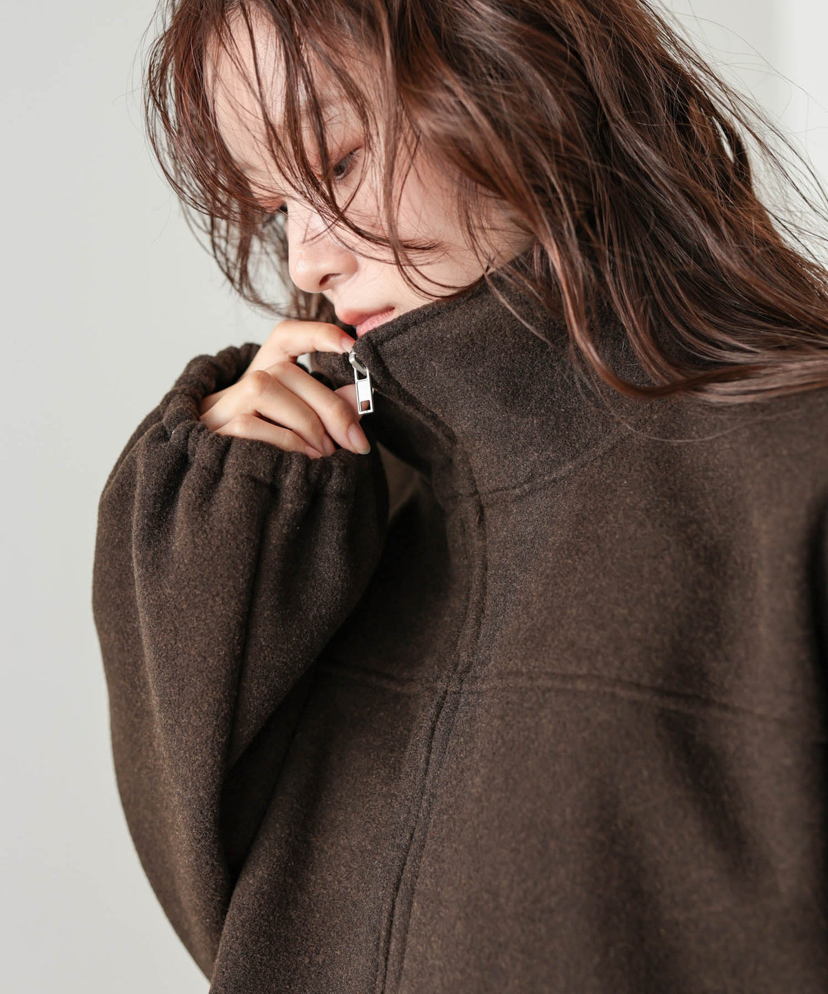 Wジップフリースブルゾン