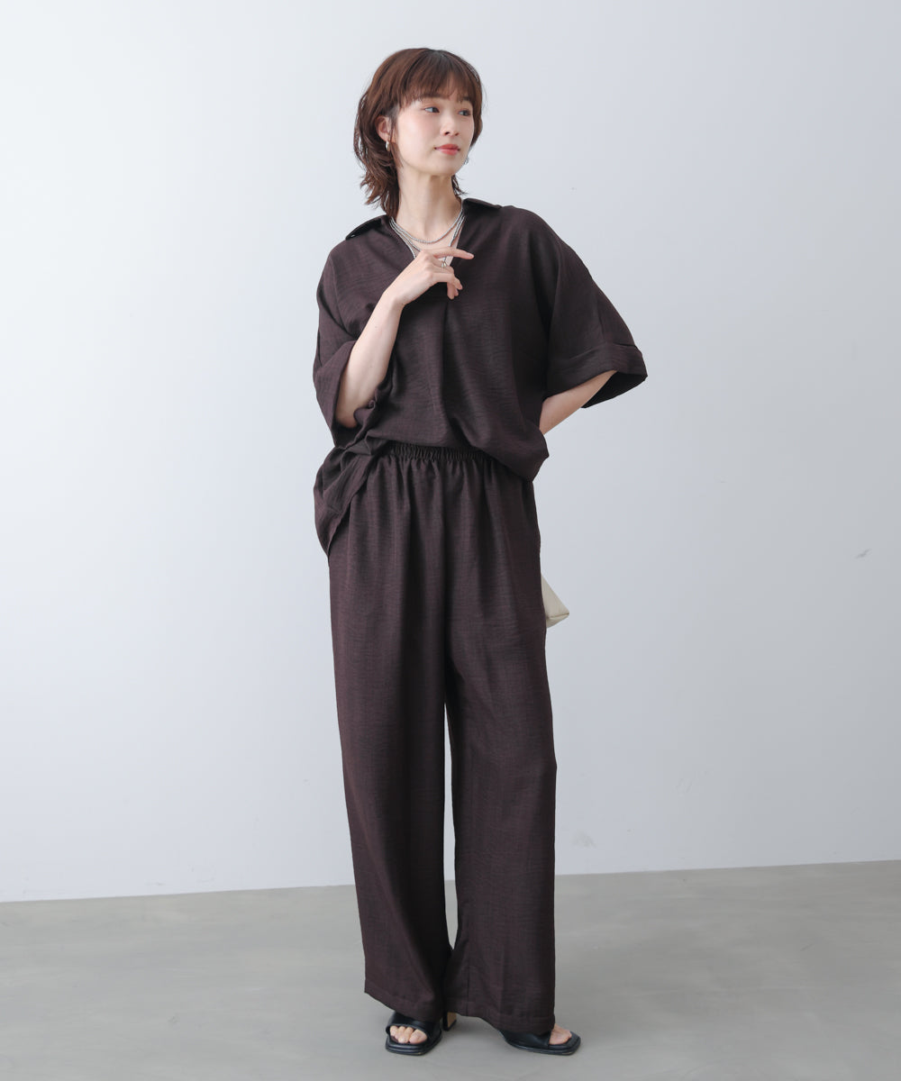 シャツ+パンツセットアップ