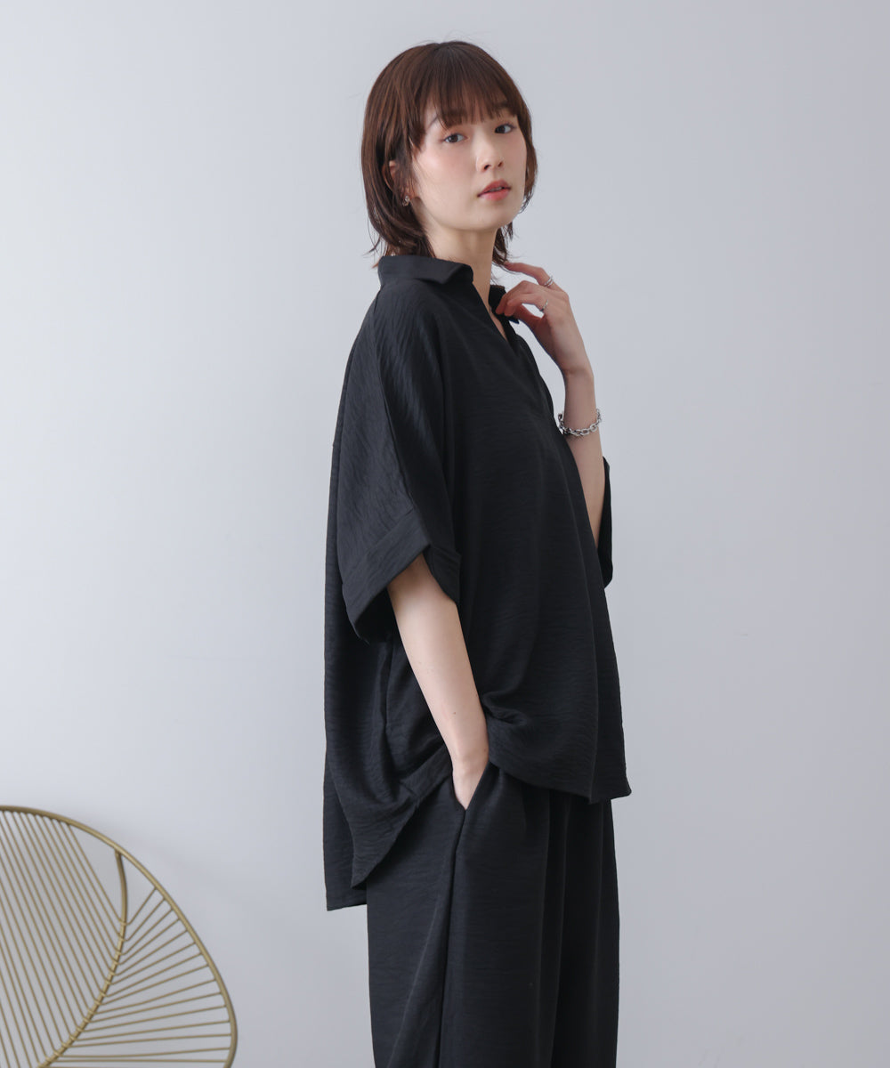 シャツ+パンツセットアップ