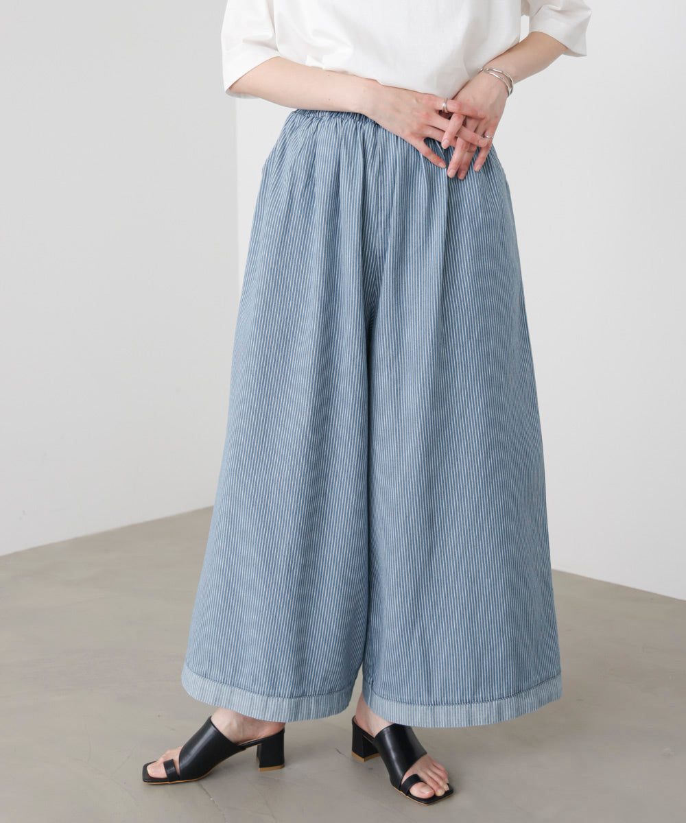 ヒッコリーワイドパンツ