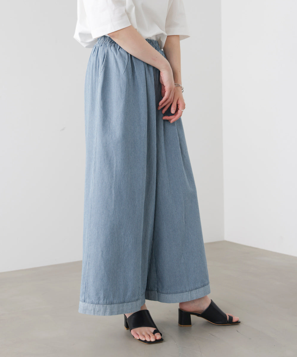 ヒッコリーワイドパンツ