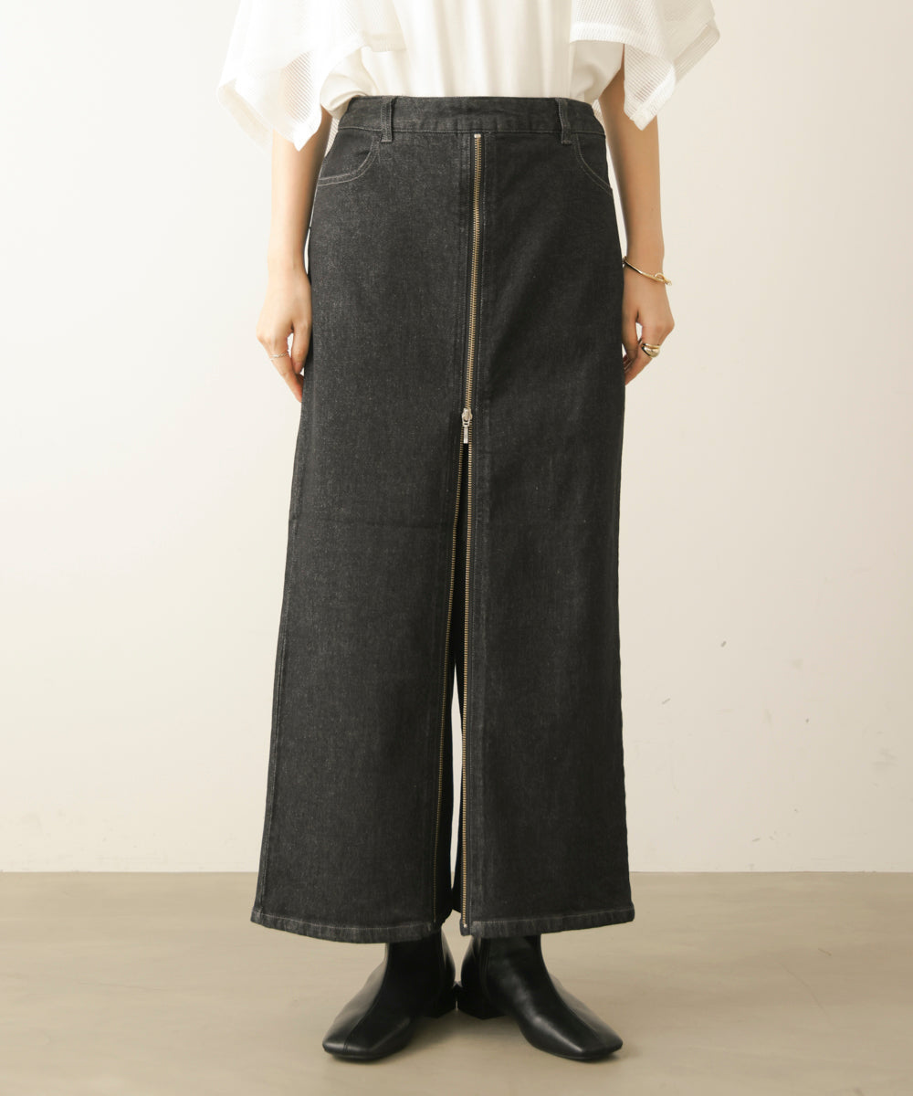 フロントZIPデニムパンツ