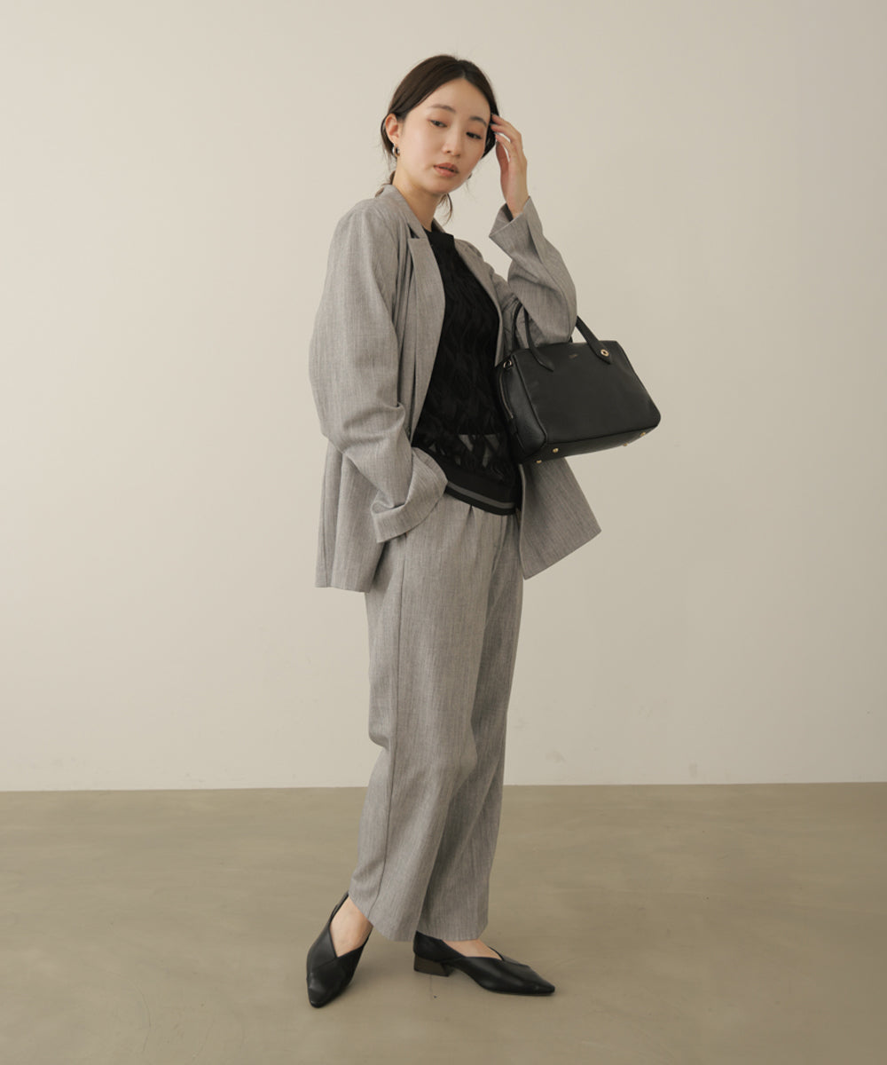 SLIMUP+タックパンツ