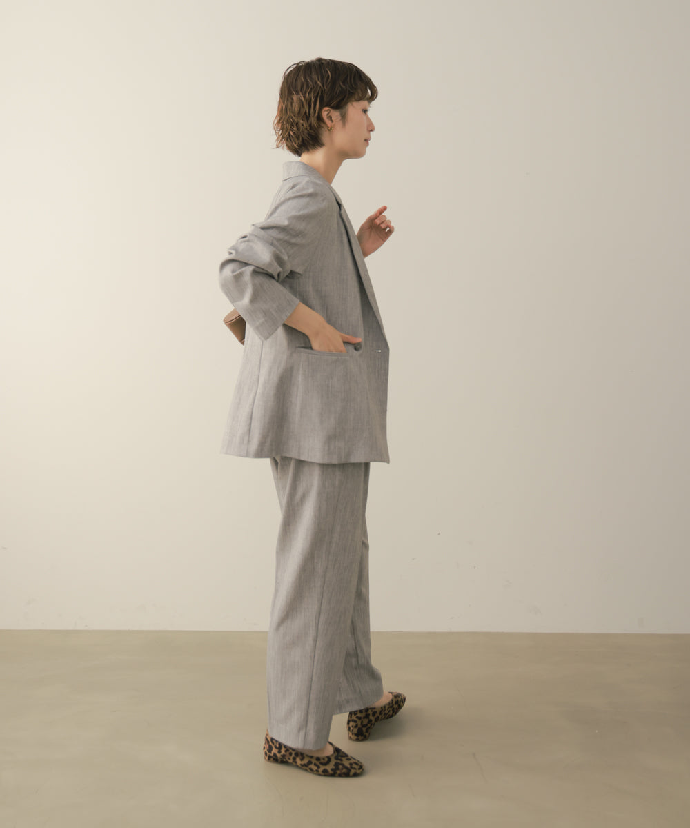 SLIMUP+タックパンツ