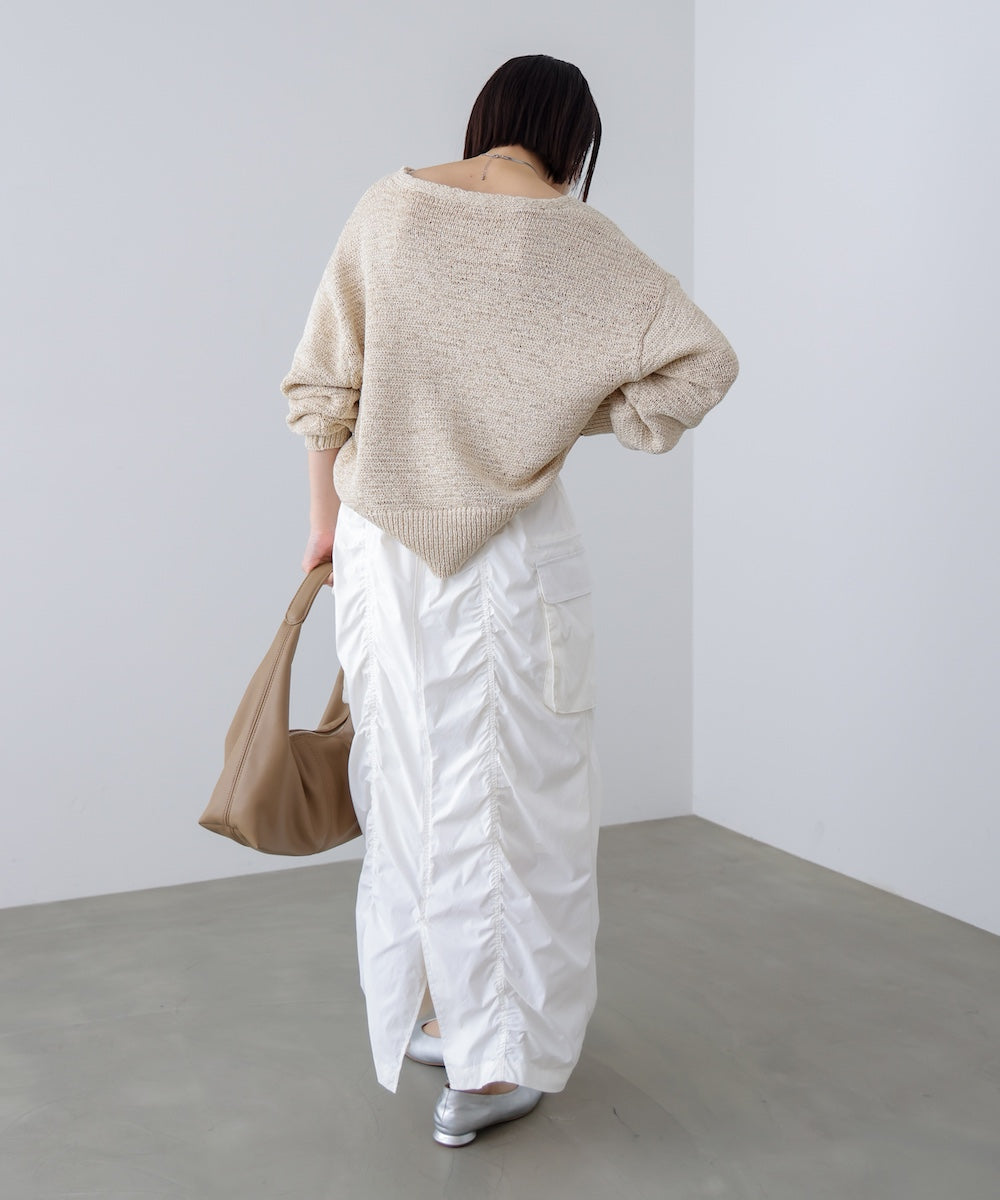 シャーリングミリタリースカート