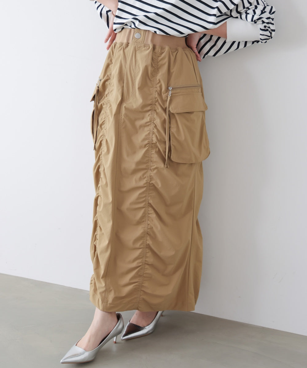 シャーリングミリタリースカート