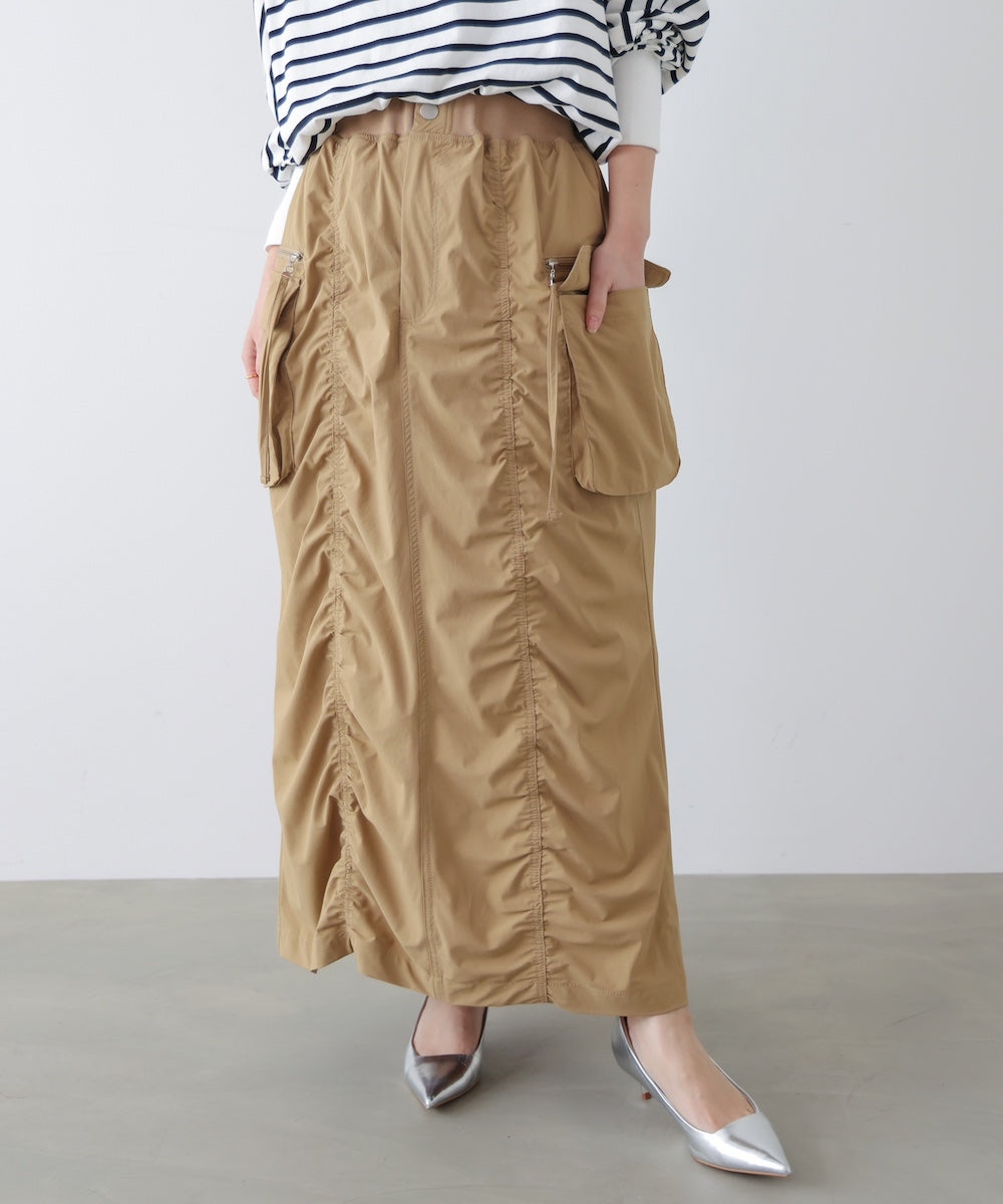 シャーリングミリタリースカート
