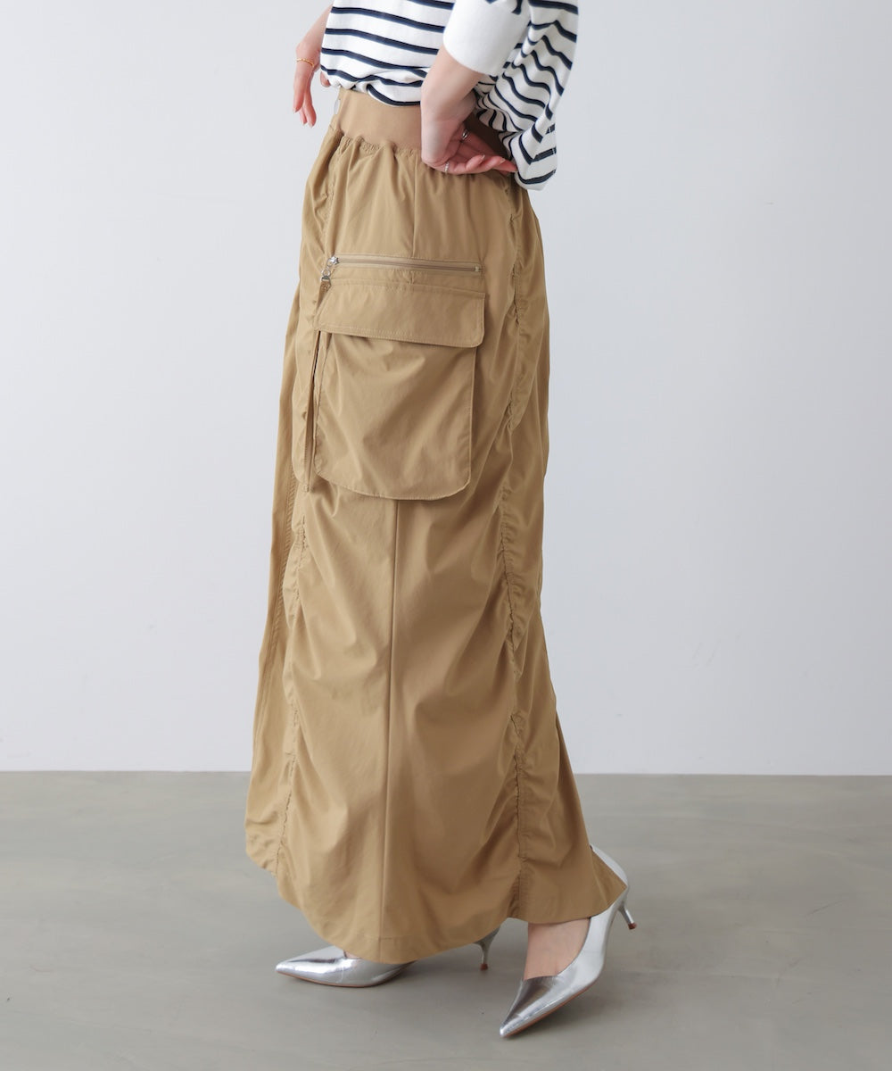 シャーリングミリタリースカート