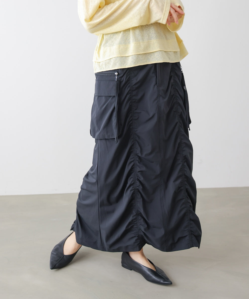 シャーリングミリタリースカート