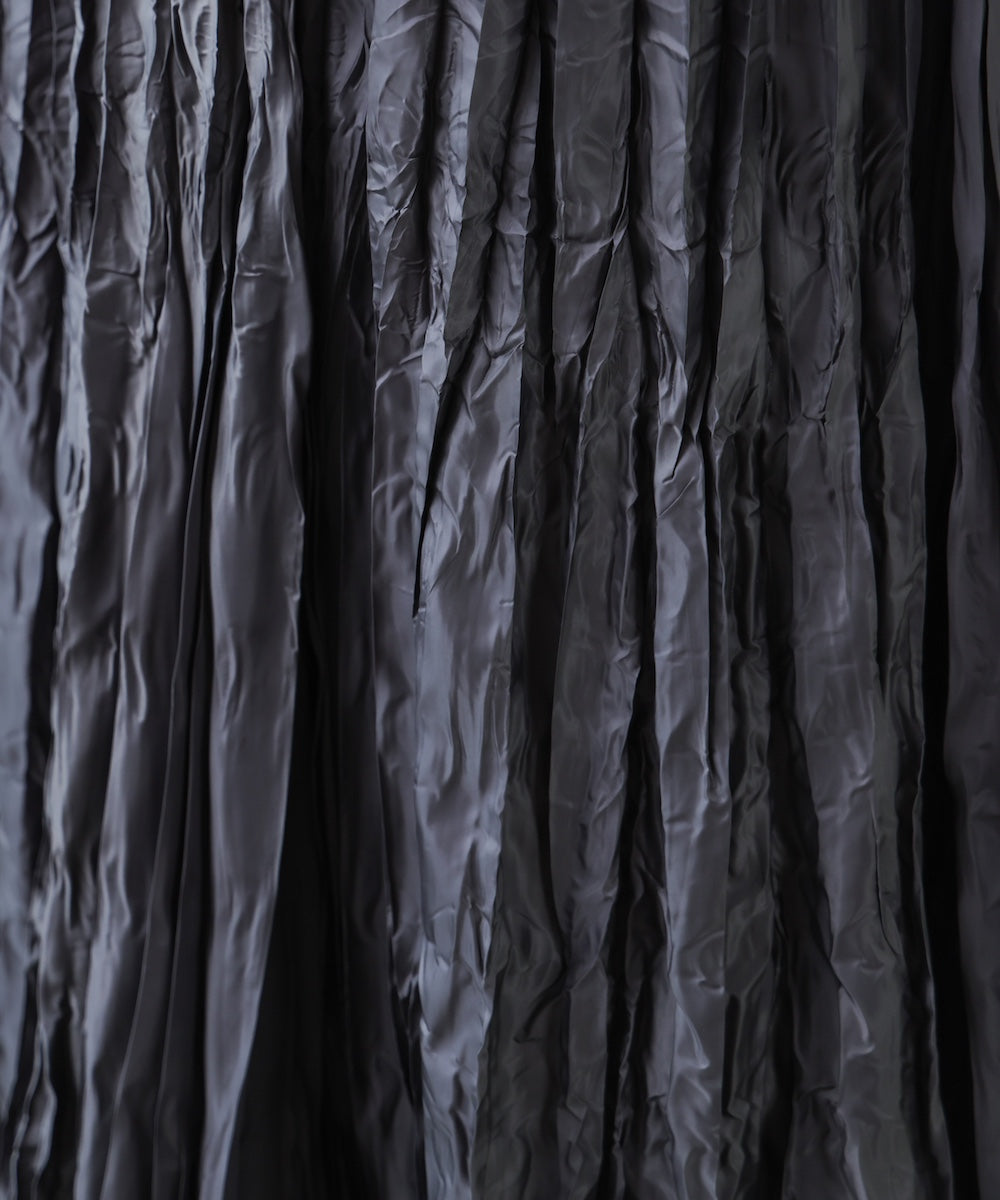 ワッシャーマットサテンスカート