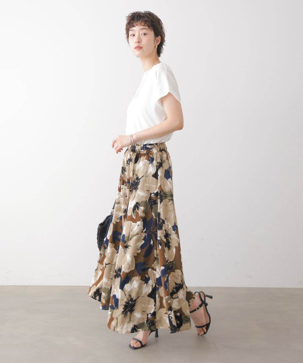 フラワーアソートフレアパンツ