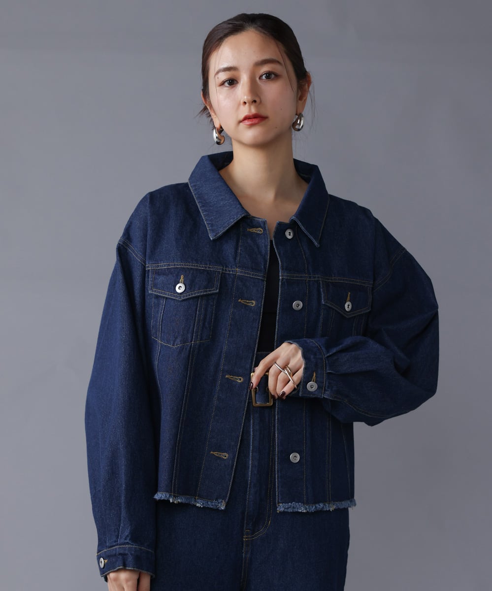 FRINGE DENIM JACKET(フリンジデニムジャケット)