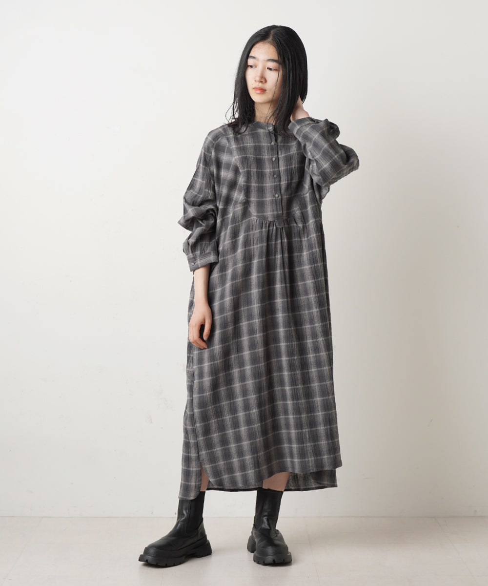 LUPILIEN サンドタッチチェックワンピース