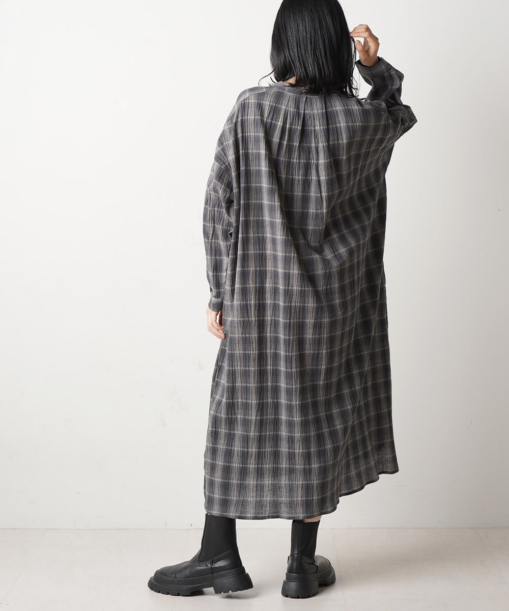LUPILIEN サンドタッチチェックワンピース