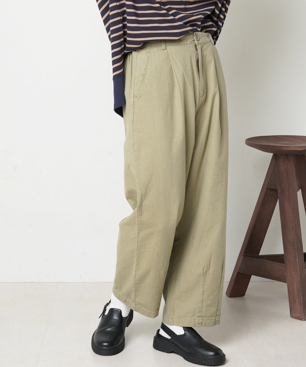 LUPILIEN リップストップコクーンパンツ