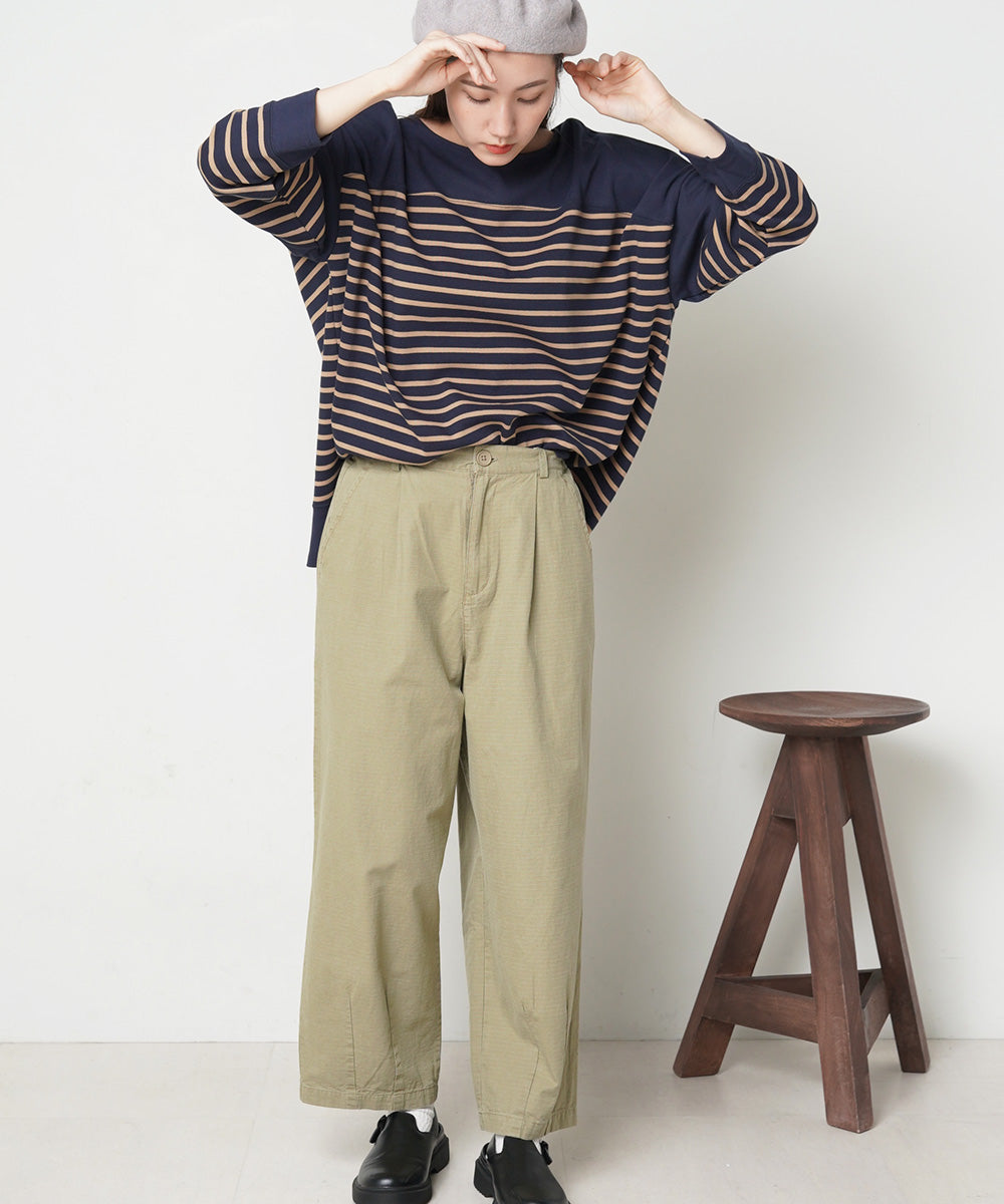 LUPILIEN リップストップコクーンパンツ