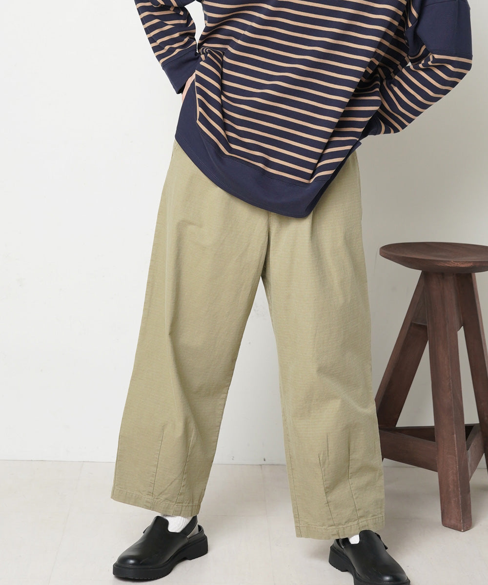LUPILIEN リップストップコクーンパンツ