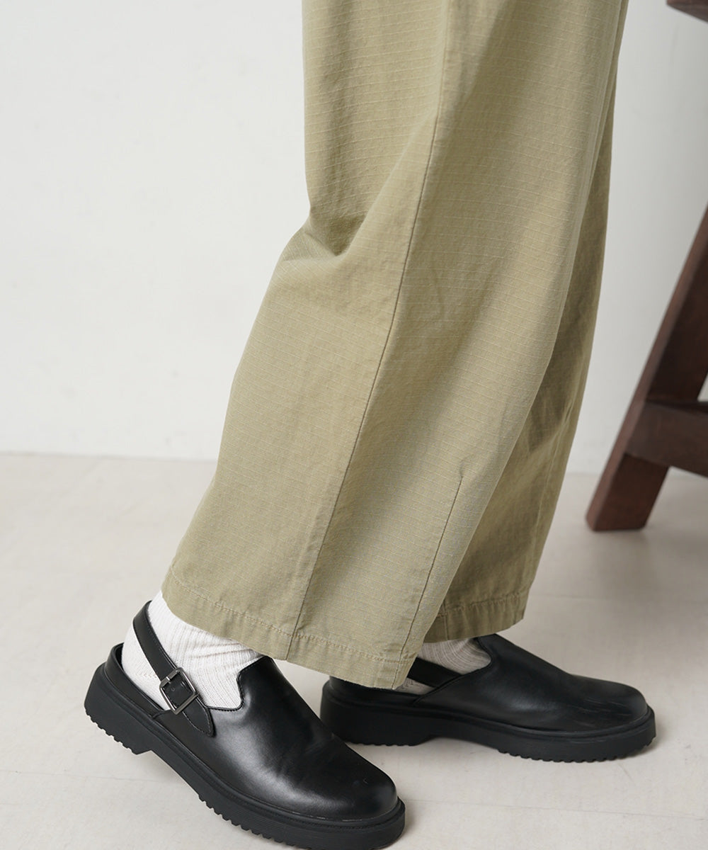 LUPILIEN リップストップコクーンパンツ
