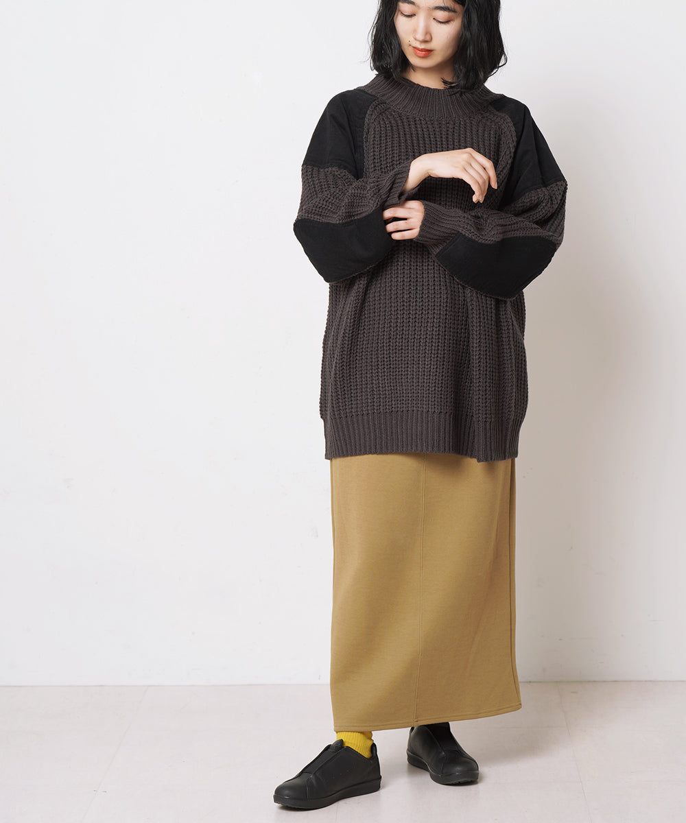 LUPILIEN 縮絨ポンチ ナロースカート