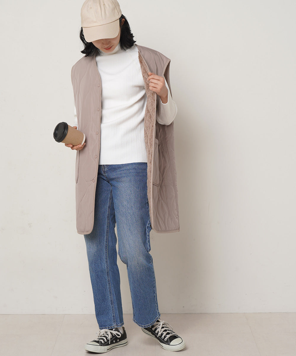 LUPILIEN キルティングリバーシブルベスト