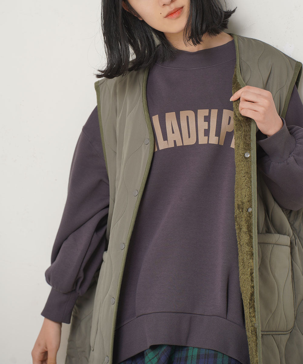LUPILIEN キルティングリバーシブルベスト