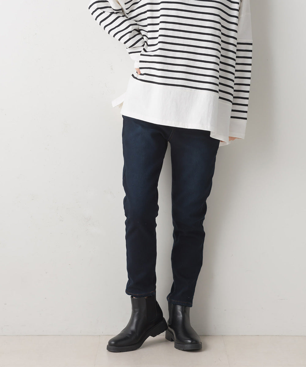 LUPILIEN 裏シャギーデニム パンツ