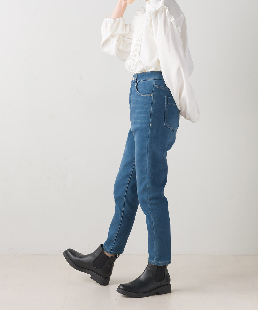 LUPILIEN 裏シャギーデニム パンツ