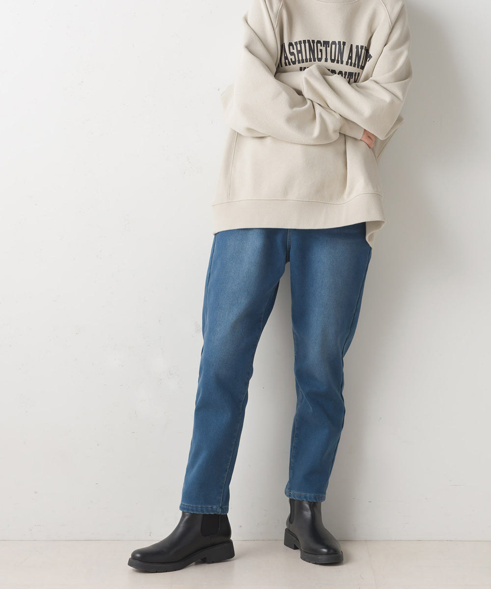LUPILIEN 裏シャギーデニム パンツ