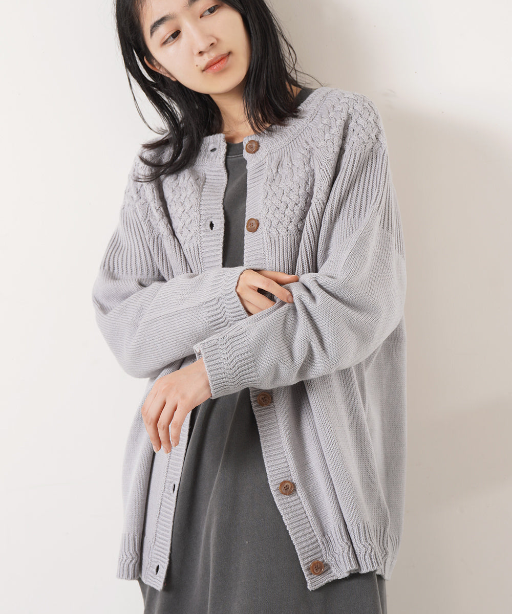 LUPILIEN 天竺編み2WAYカーディガン