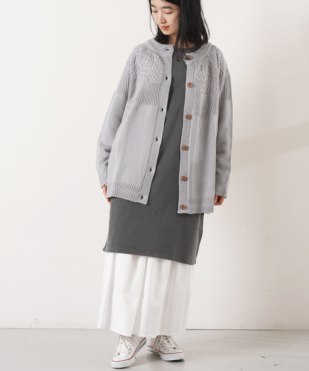 LUPILIEN 天竺編み2WAYカーディガン