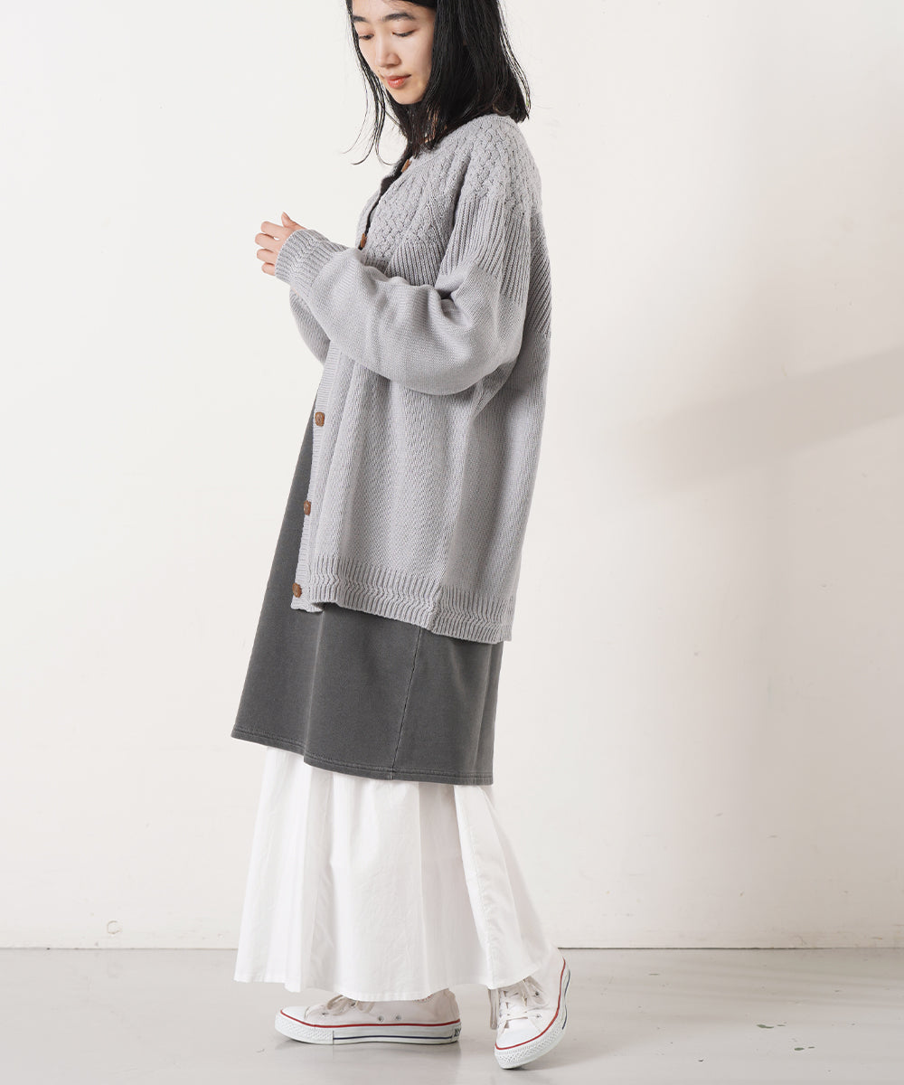 LUPILIEN 天竺編み2WAYカーディガン
