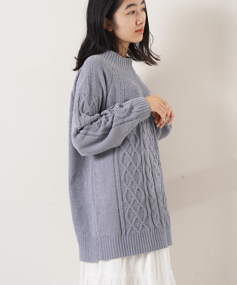 LUPILIEN マシュマロタッチニット求心風プルオーバー