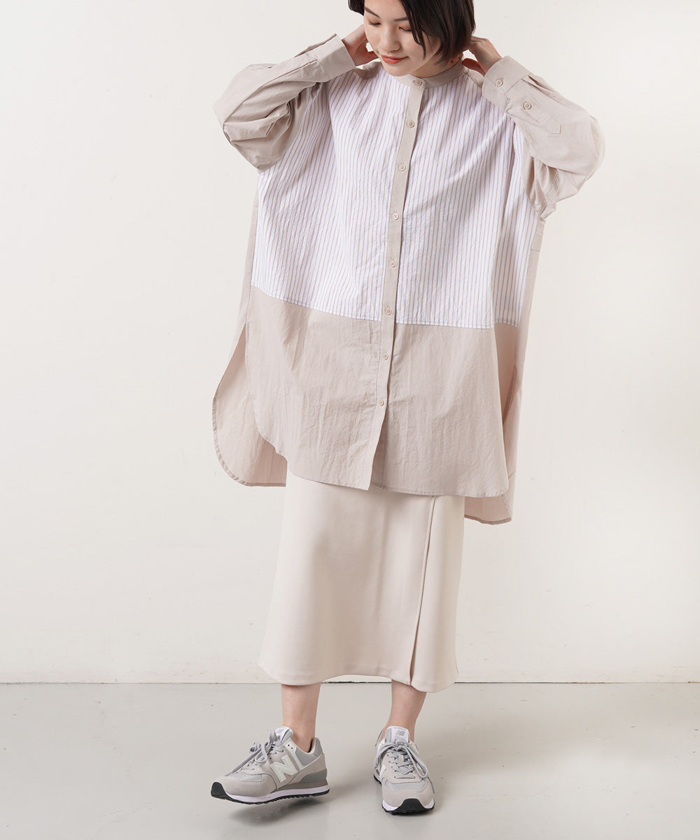AILE AILE ワッシャーコットンチュニック