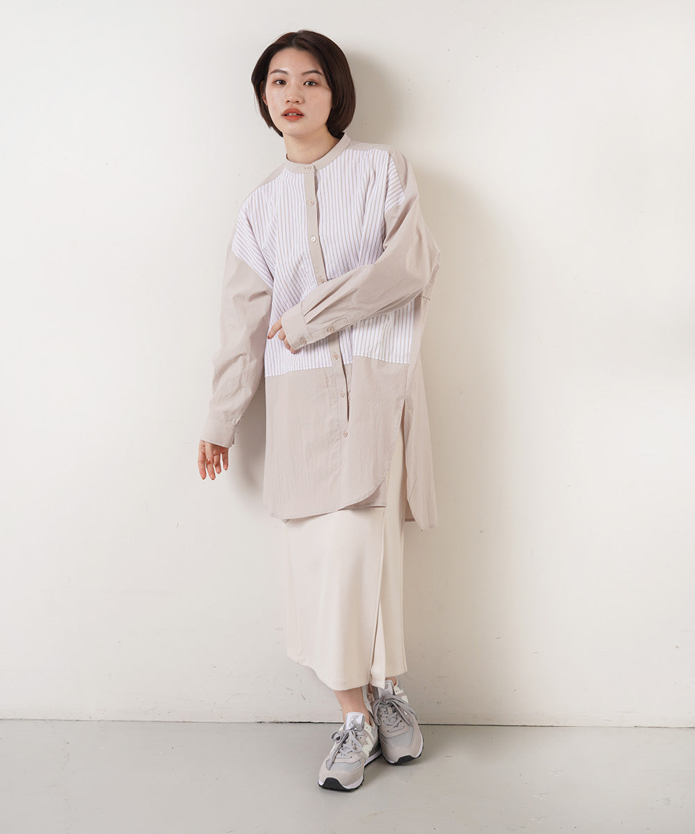 AILE AILE ワッシャーコットンチュニック