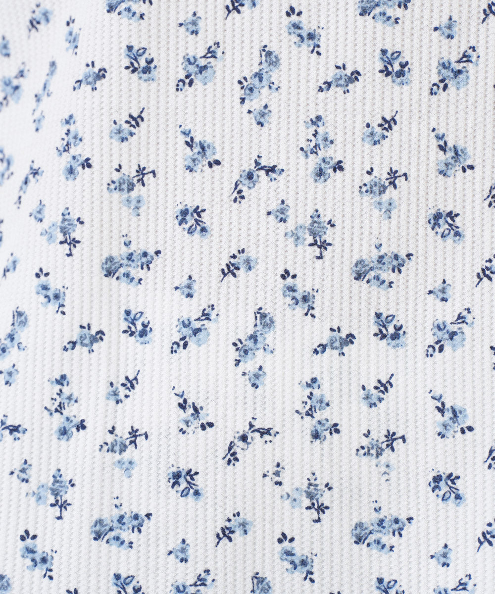 AILE AILE ワッフルサーマルプリントレギンス