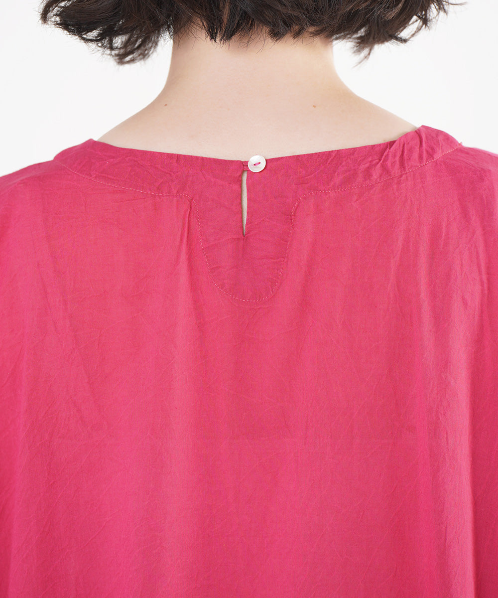 ケミカルウォッシュサイド切替ワンピース