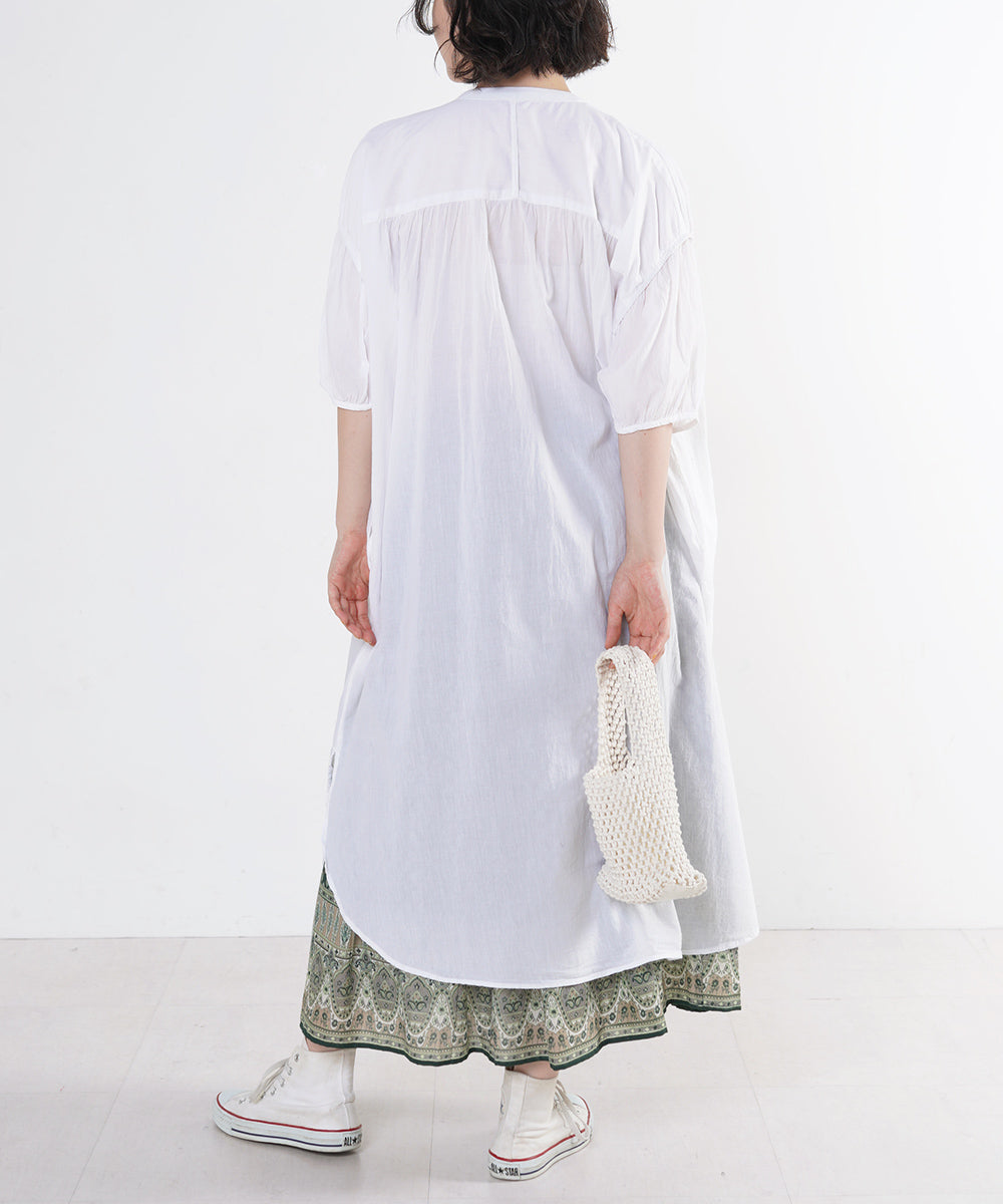 AILE AILE ボイルヨークピンタックワンピース