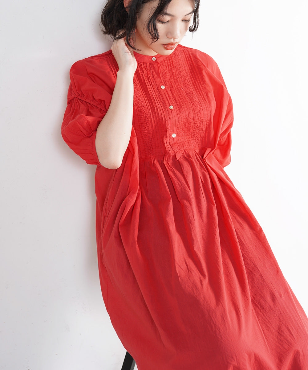 AILE AILE ボイルヨークピンタックワンピース