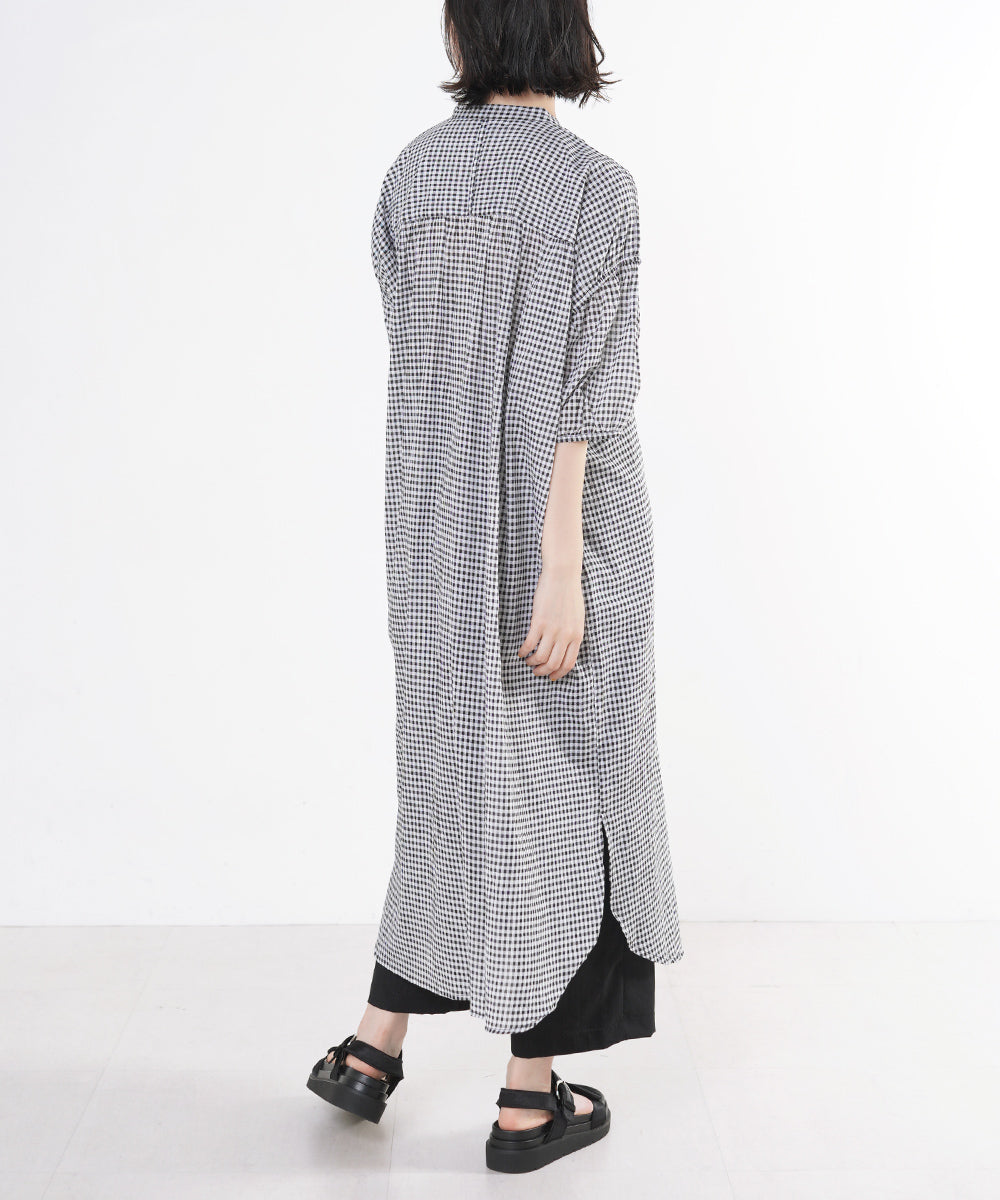 AILE AILE ボイルヨークピンタックワンピース