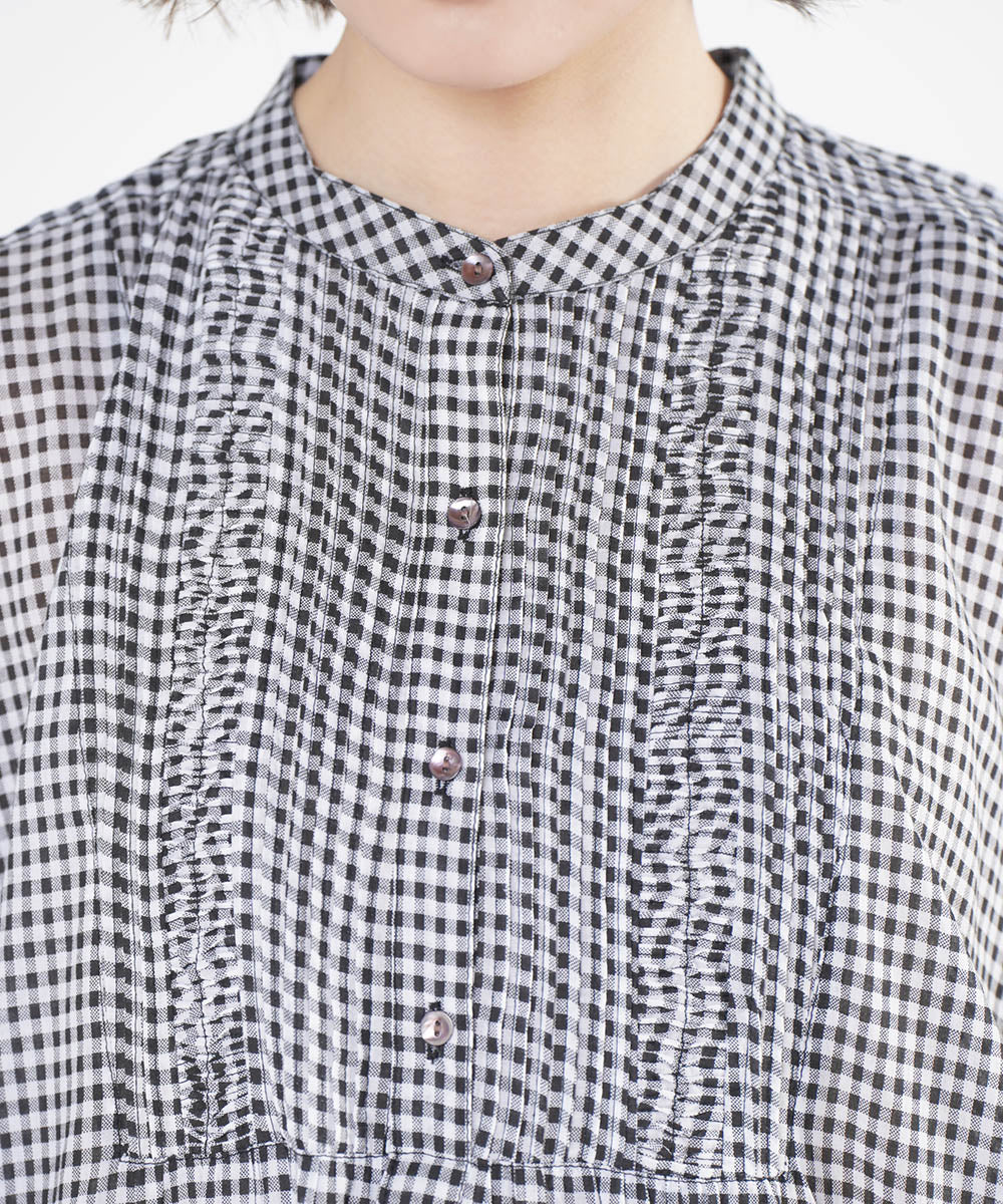 AILE AILE ボイルヨークピンタックワンピース