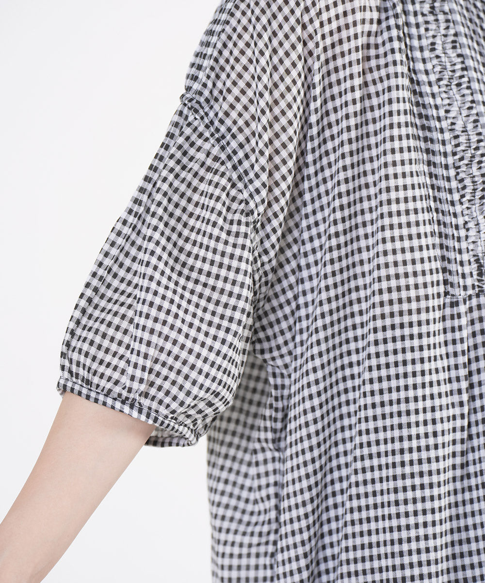 AILE AILE ボイルヨークピンタックワンピース