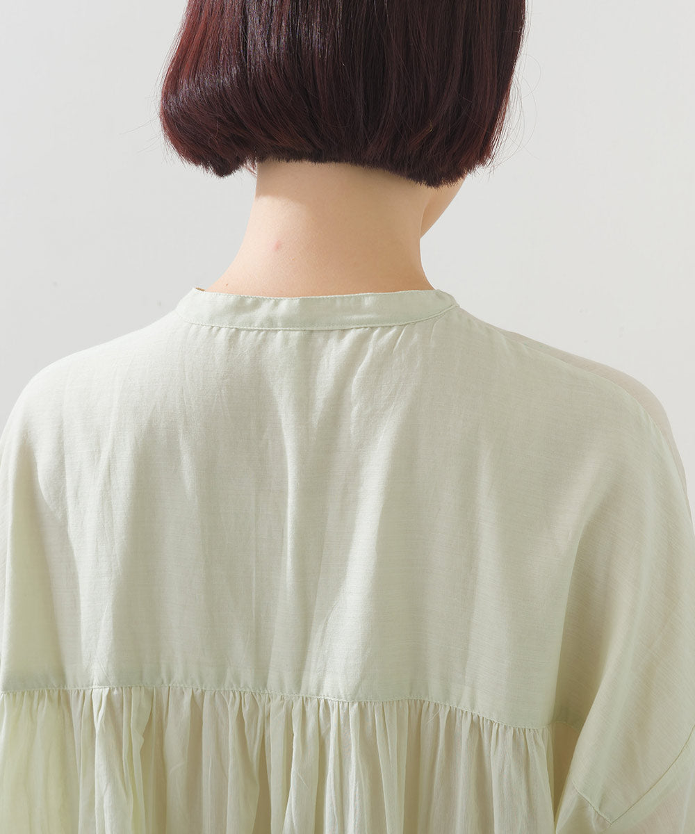 AILE AILE Cottonvoilesolid ティアードチュニック