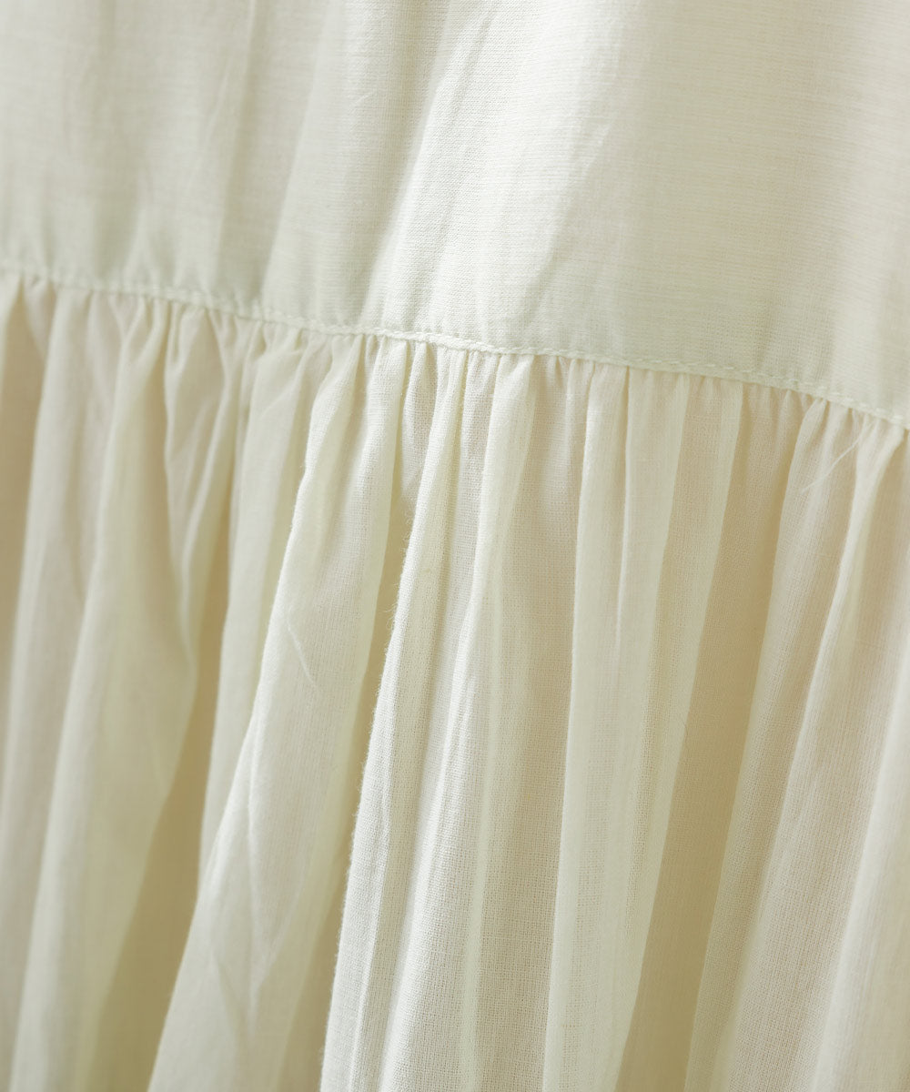 AILE AILE Cottonvoilesolid ティアードチュニック