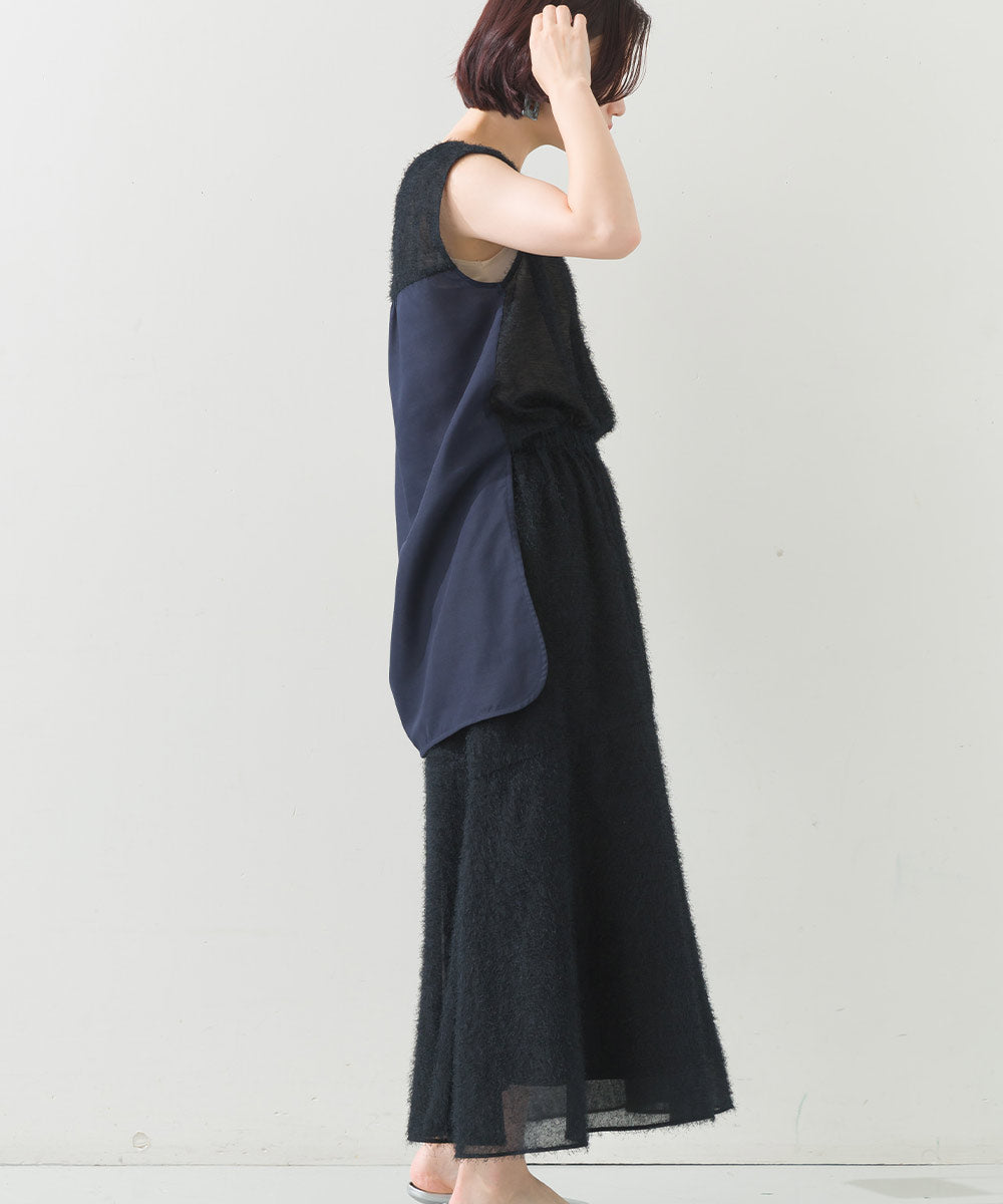 FURRY ヘアリーアシメ切替スカート