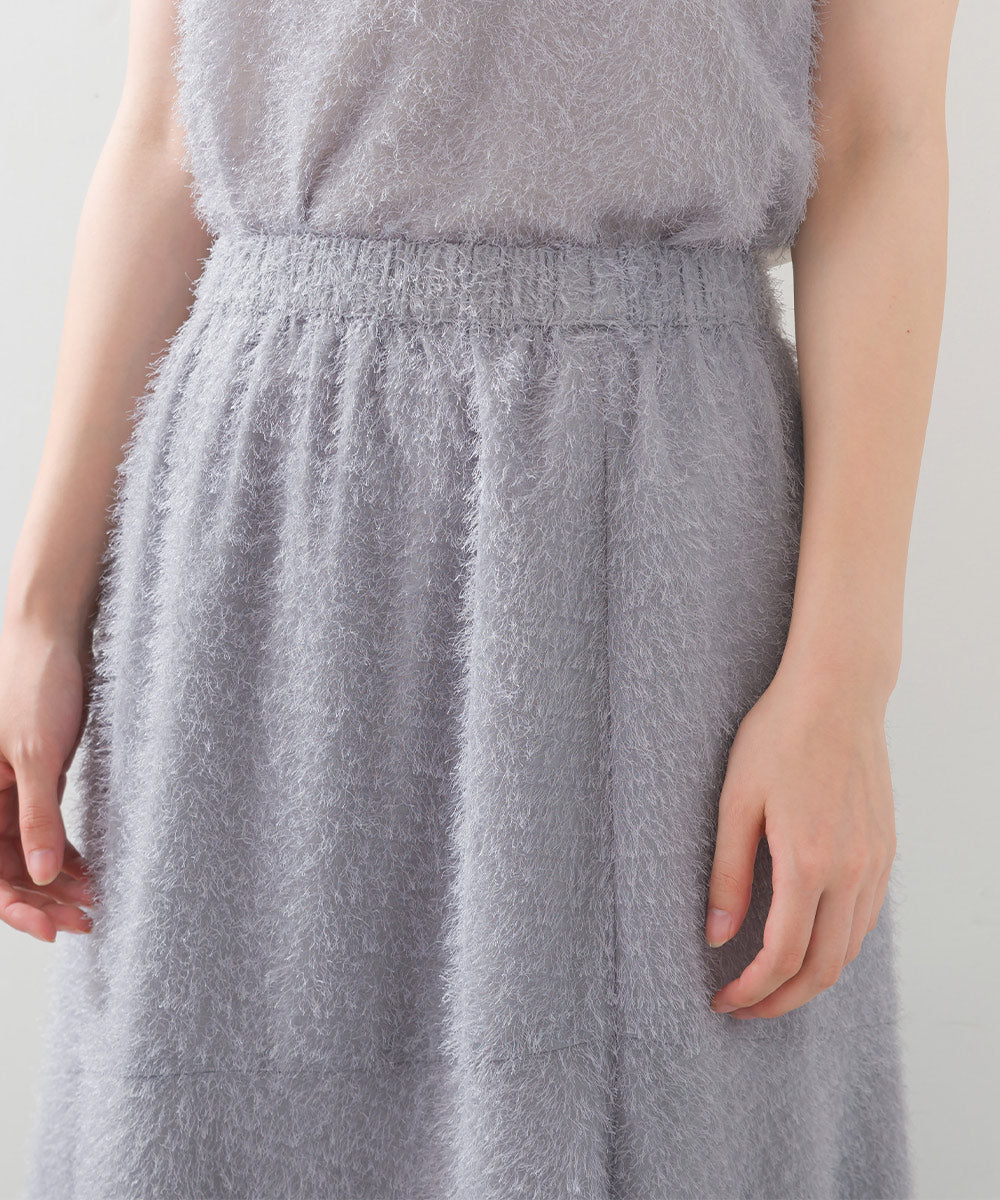FURRY ヘアリーアシメ切替スカート