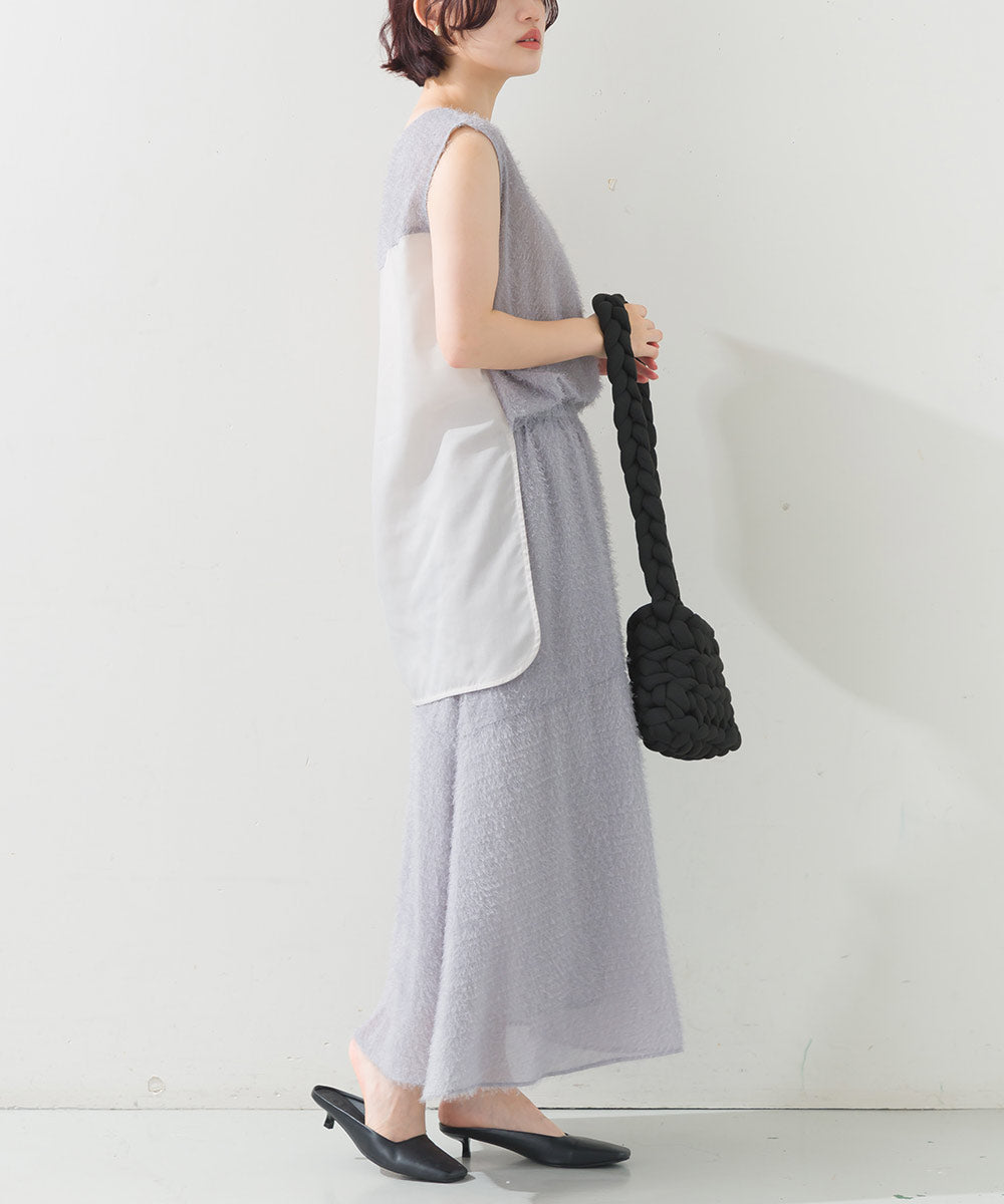 FURRY ヘアリーアシメ切替スカート