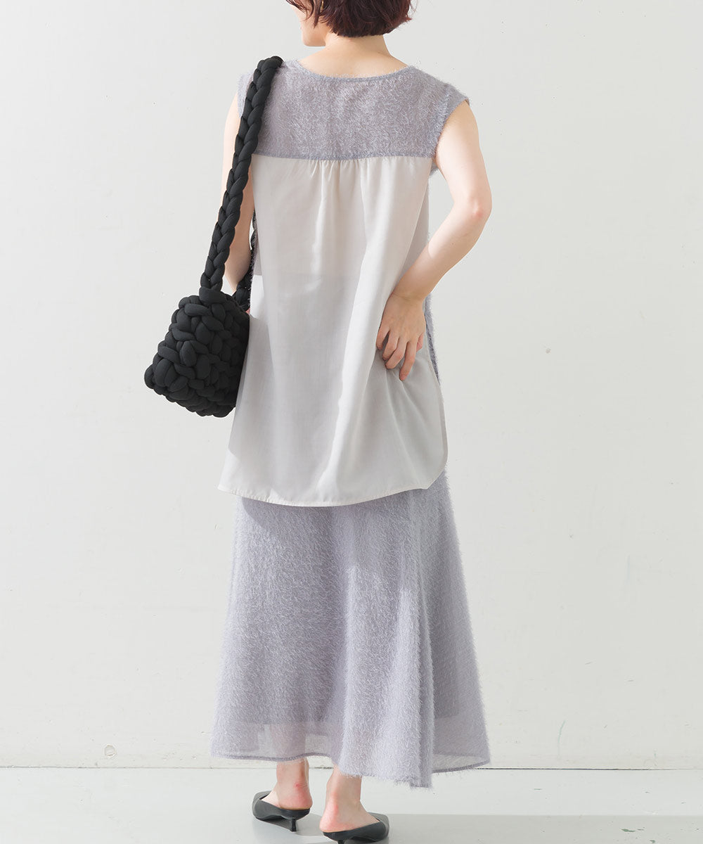 FURRY ヘアリーアシメ切替スカート