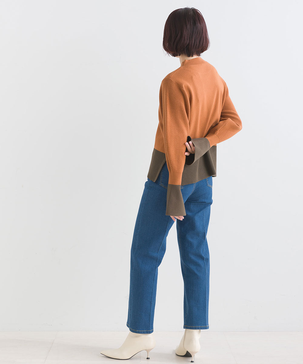 FURRY リブ切替キャンディスリーブプル