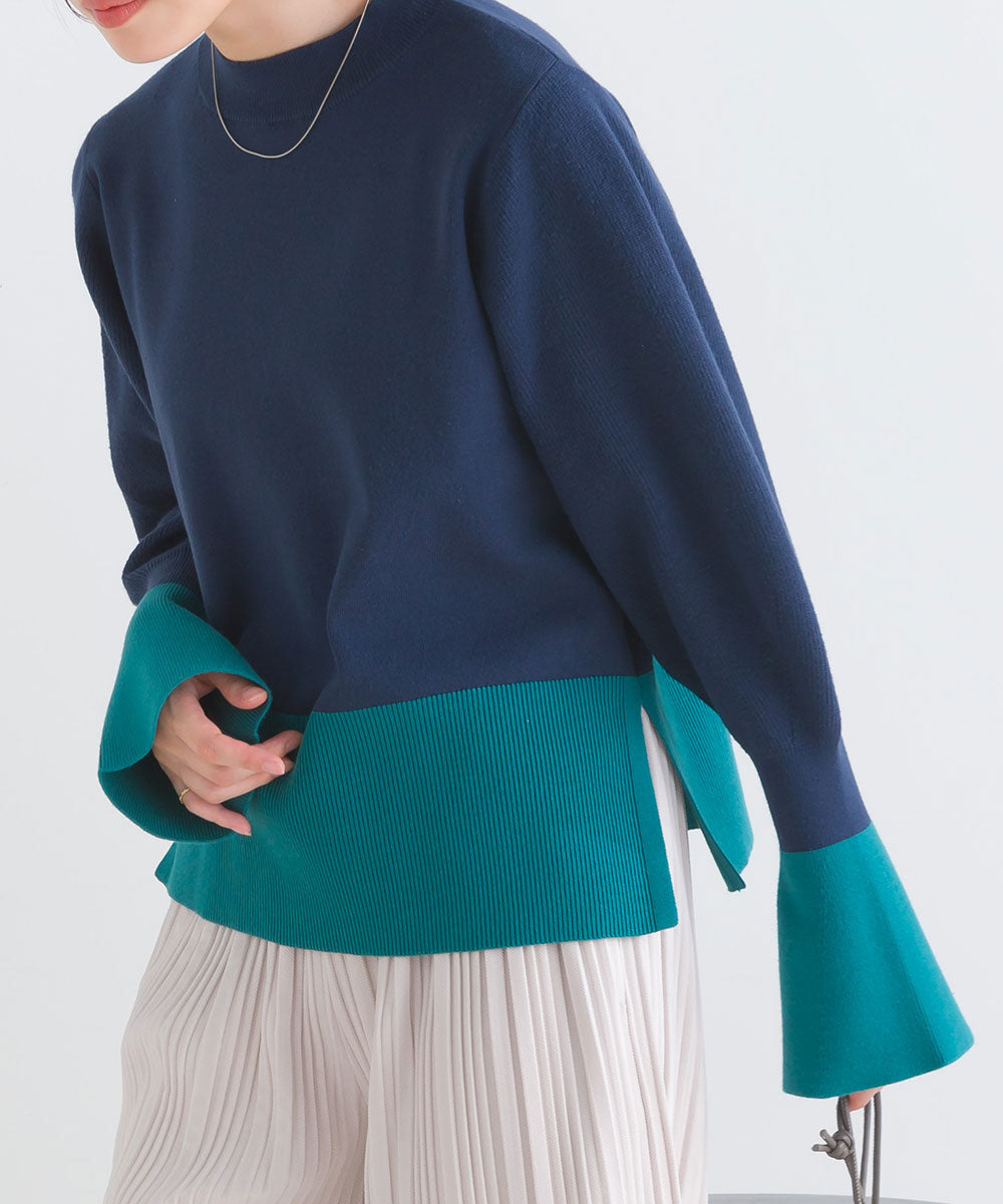 FURRY リブ切替キャンディスリーブプル